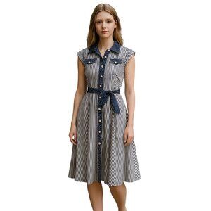 Buyer Too! Dress Blue Size 13 VTG